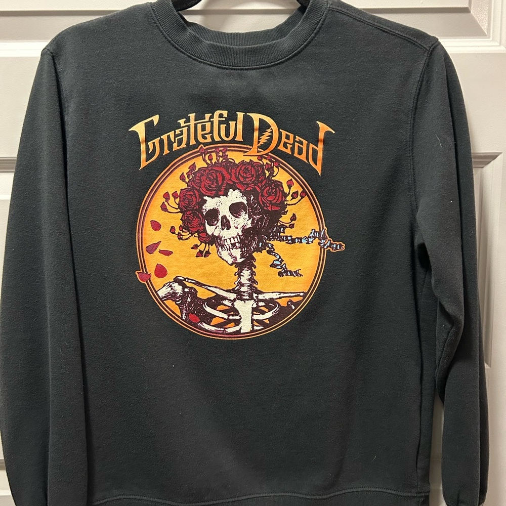 Grateful Dead Black Crewneck Sweatshirt S